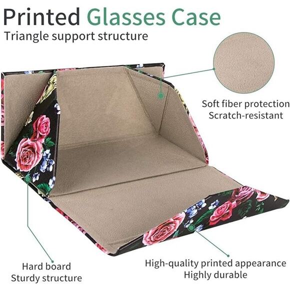 Mandala Stargazer Foldable Triangle Sunglass Case - Picture 5 of 9